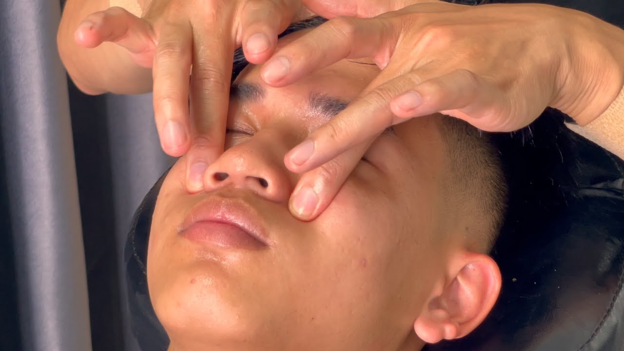 Fast Relax ASMR 🪴 Sleep-Inducing Face Massage 😇 Gentle Hands ASMR Massage 🙆‍♂️ Stress Relief EP421