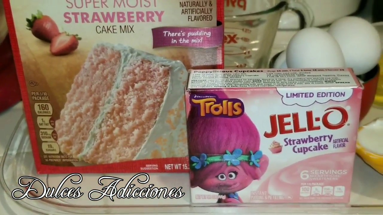 #117- Pastel de cajita modificado de fresas
