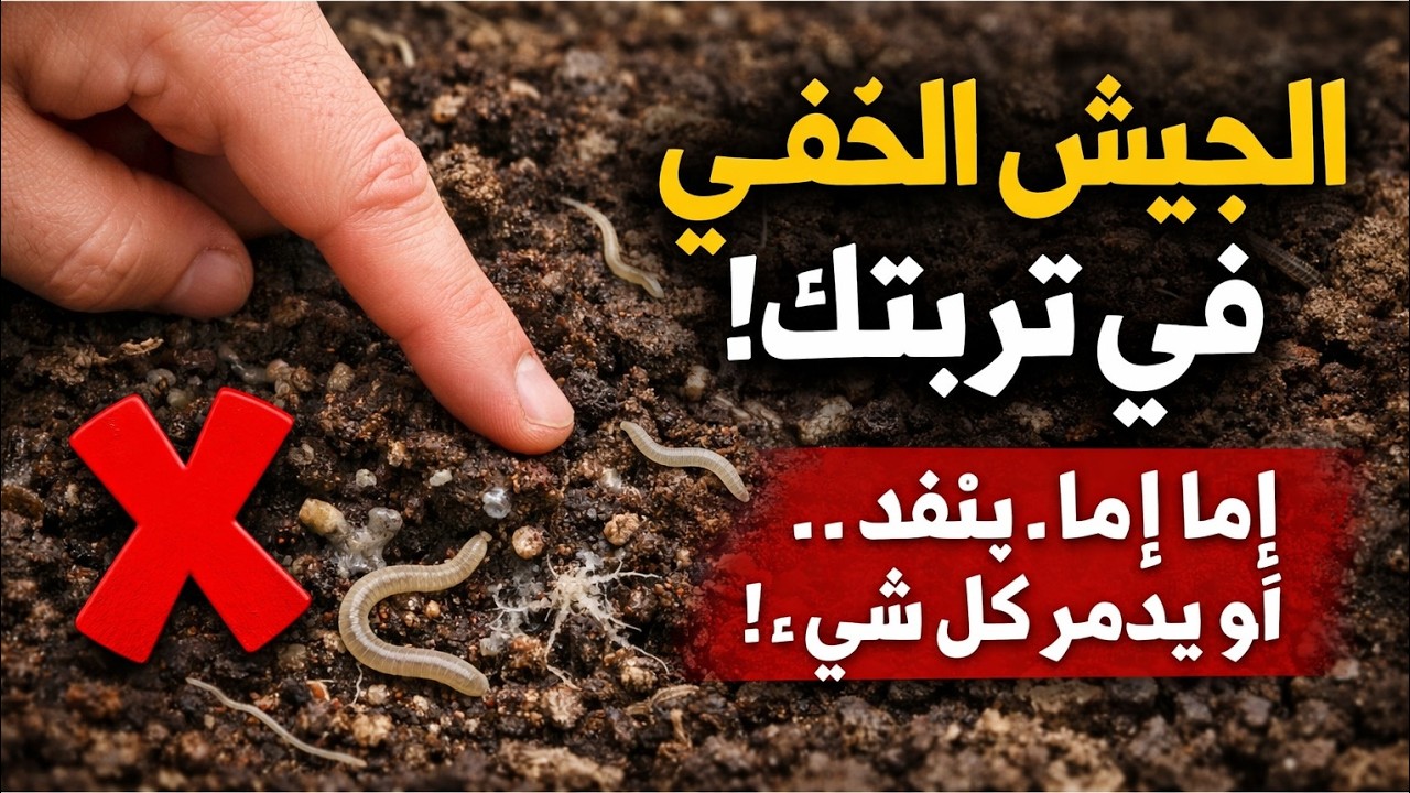 الجيش السري في تربتك: إما ينقذ نباتاتك أو يدمرها تمامًا!