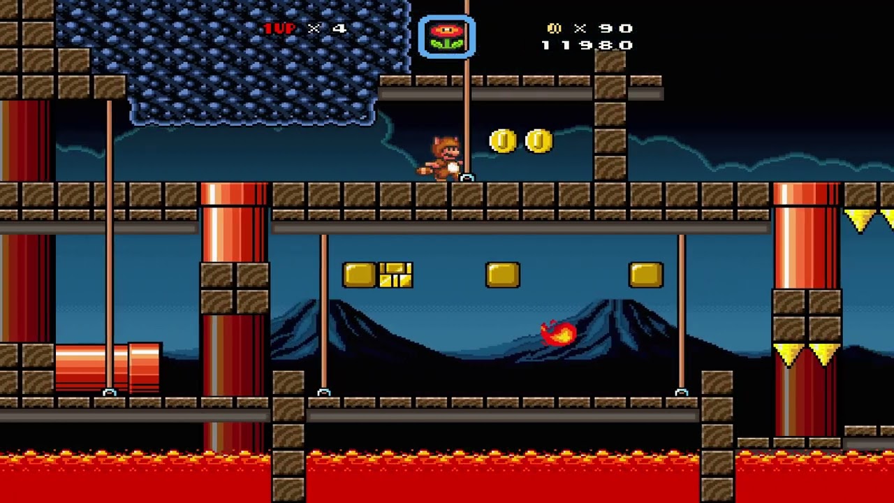 Super Mario Bros X. Custom Level: Another Typical Lava Level