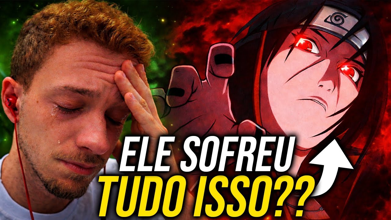 ESSE RAP DO ITACHI É PESADO DEMAIS… REACT “ESSA DOR QUE CAUSEI” 💔🎤