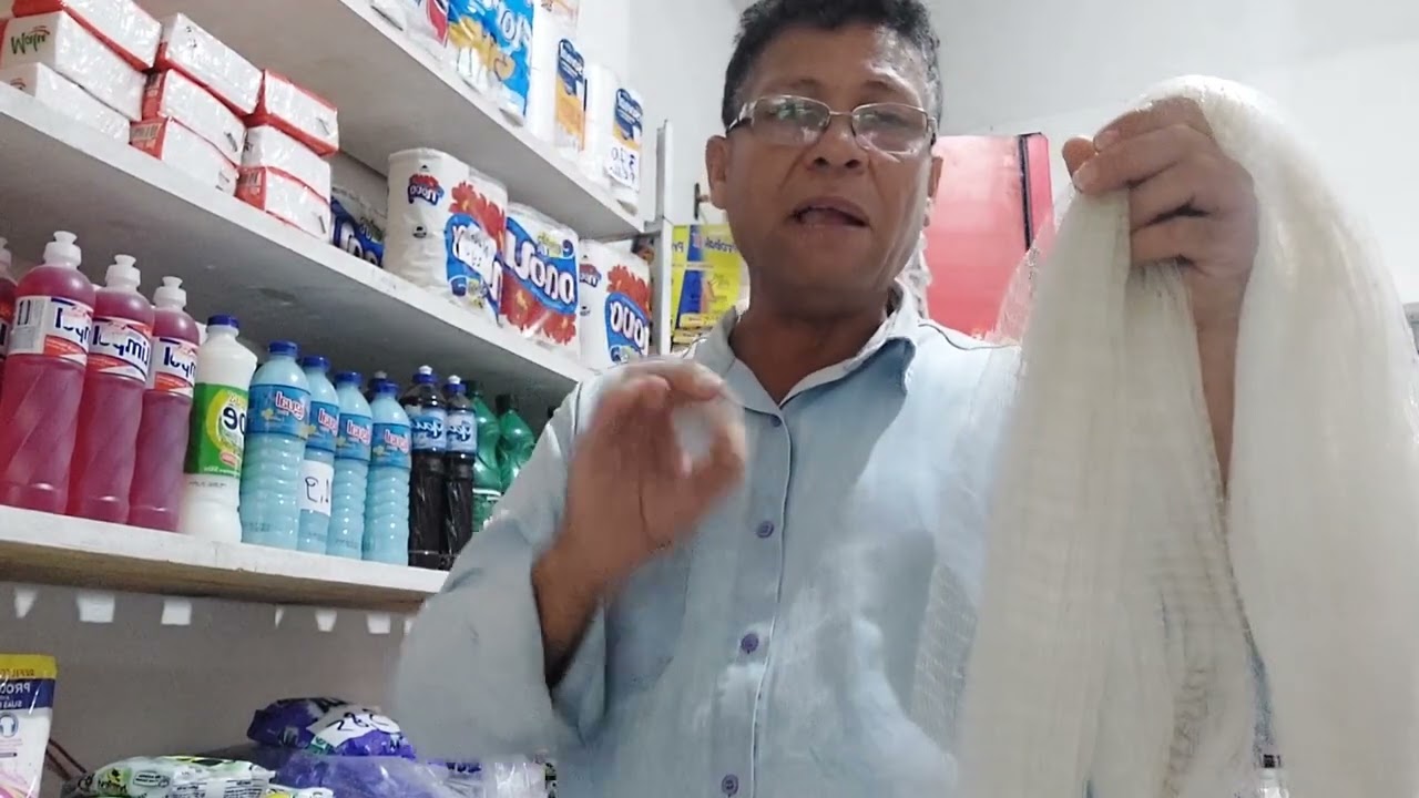 o pano de rede certo para fazer tarrafa piabeira