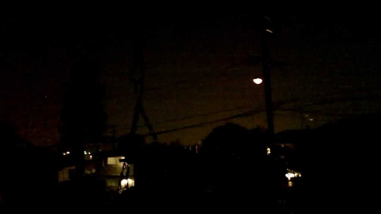 Nighttime thunderstorm on the San Francisco peninsula - April 12th, 2012