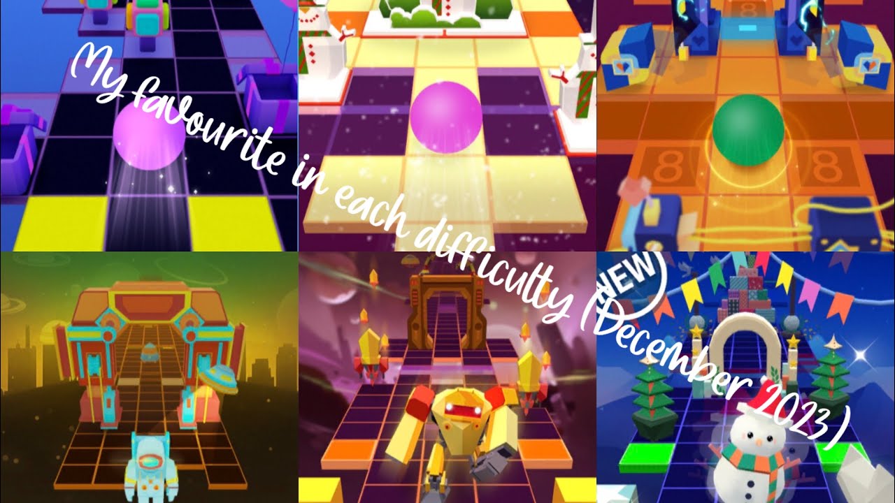 Rolling sky - All my favourite level in each difficulty ( December 2023)