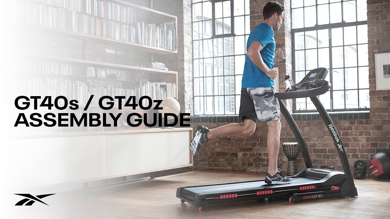 Reebok GT40s/GT40z One Series Treadmill – Step-by-Step Assembly Guide