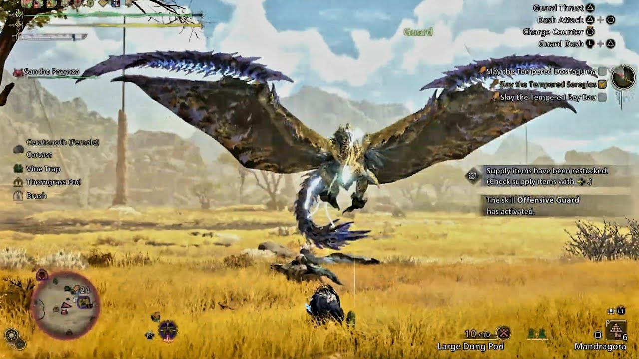 Monster Hunter Wilds: “The Wind 'n' Sand Blues“ (Lance Solo POV)