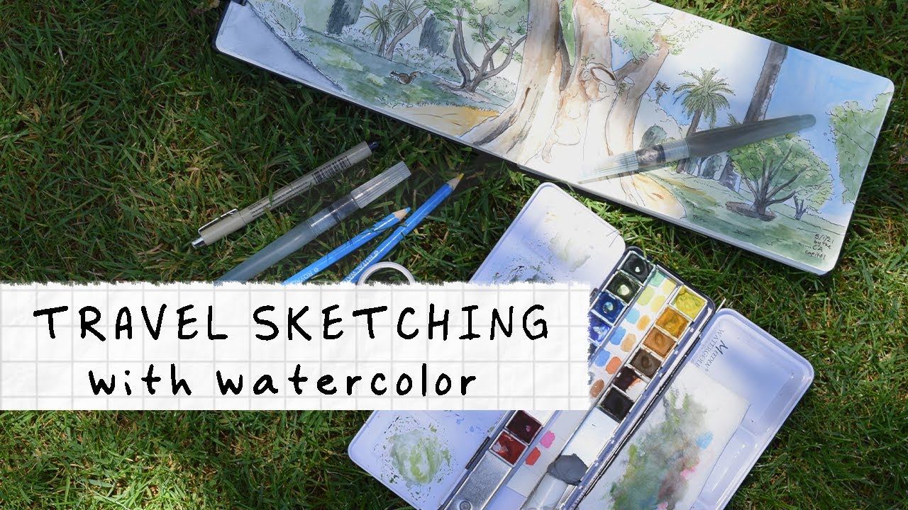 TRAVEL SKETCHING | Painting with Watercolors