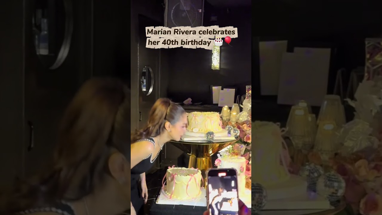 MARIAN CELEBRATING HER 40TH BIRTHDAY #marianrivera #birthday #shorts