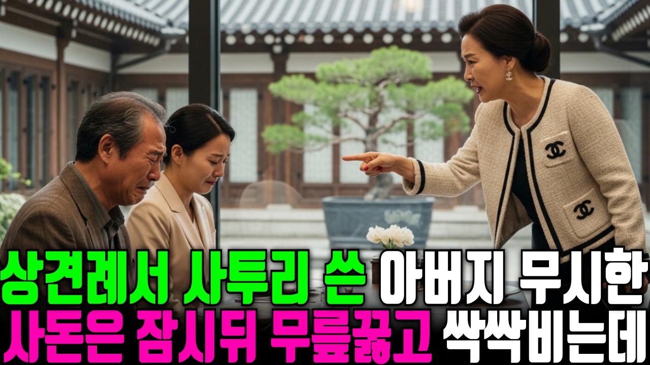 상견례에서 사투리 쓴다고 아버지 무시하고 조롱한 예비 사돈, 잠시뒤 무릎꿇고 싹싹비는데