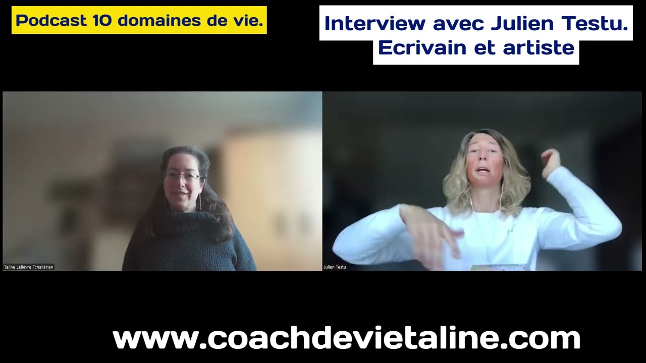 Podcast Episode 12 Interview vidéo avec Julien Testu. Ecrivain et artiste.