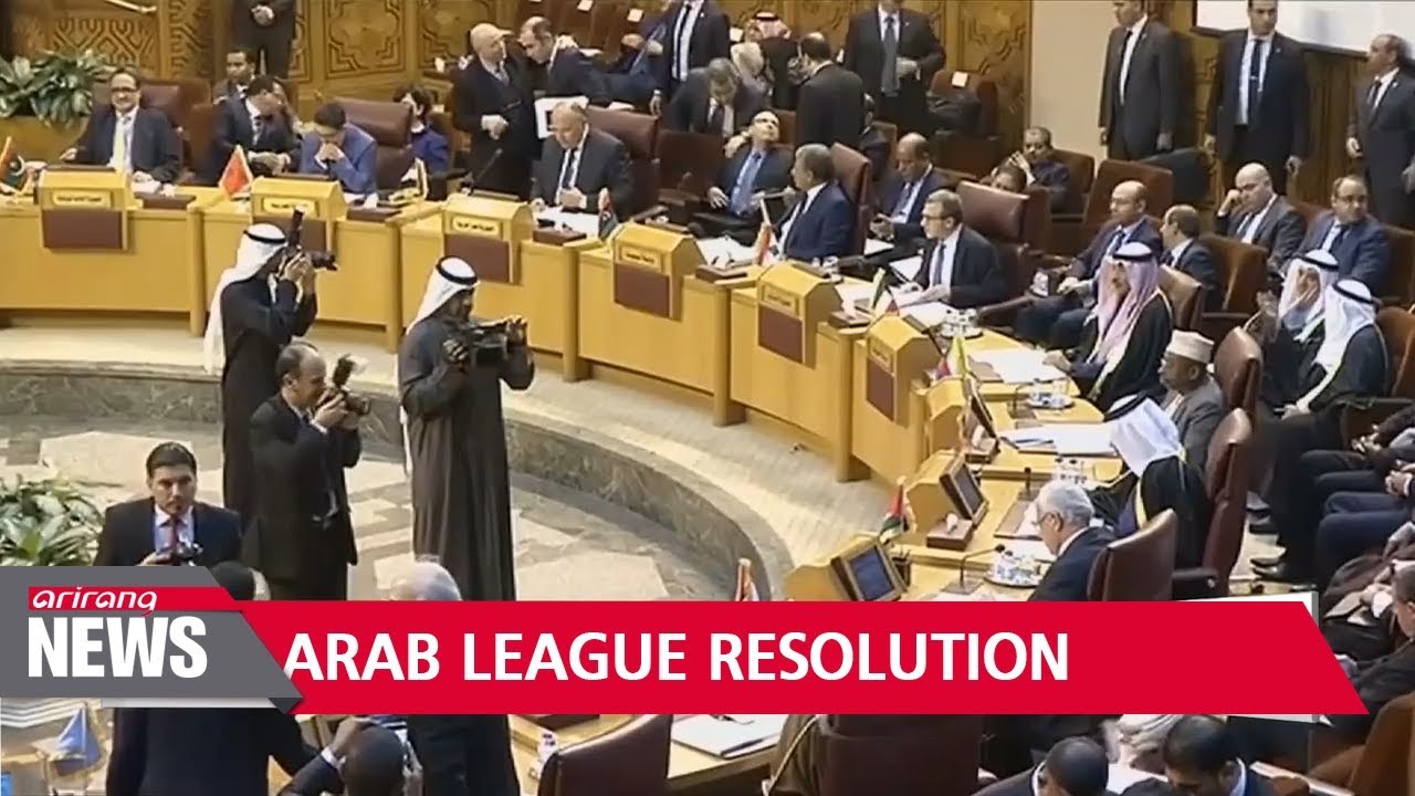 Arab league adopts resolution criticizing Trump's Jerusalem move