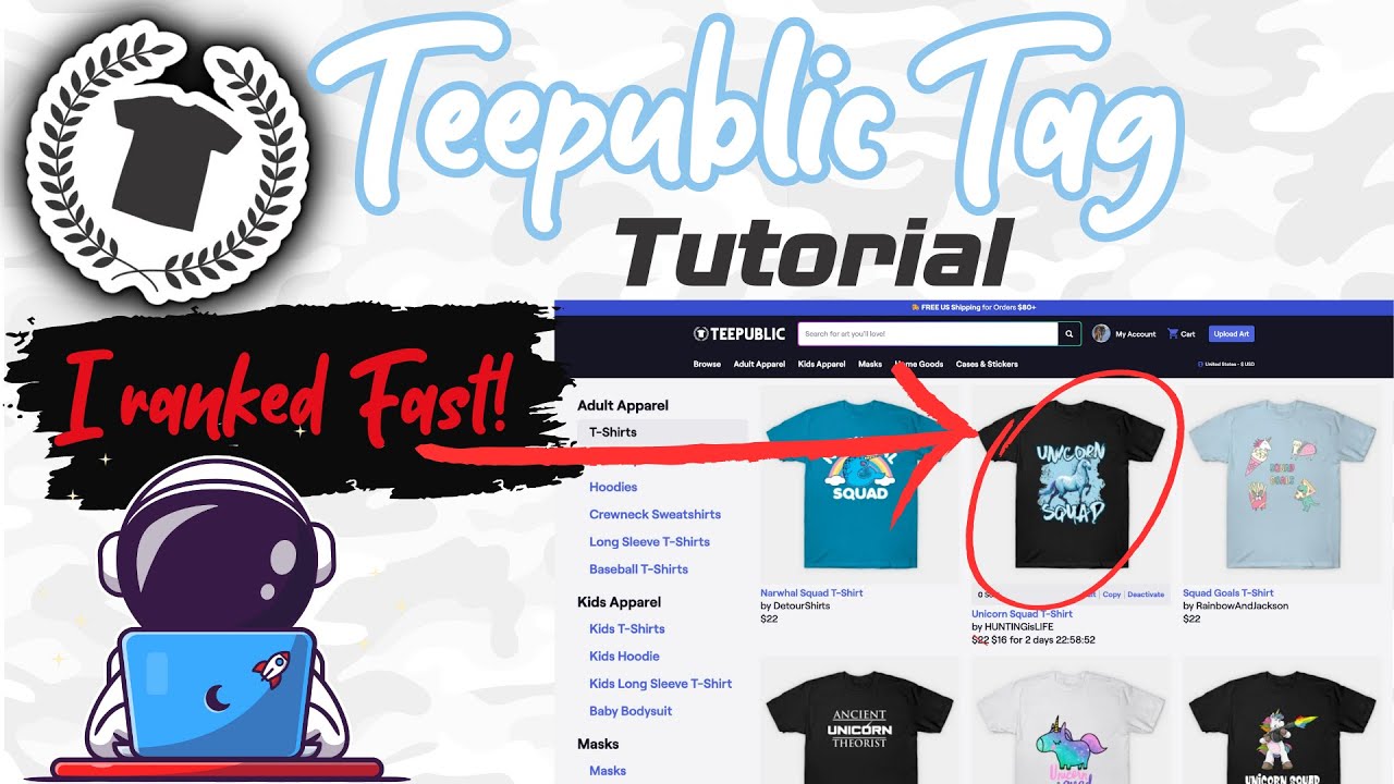 Insane Fast Ranking TeePublic Tag Tutorial