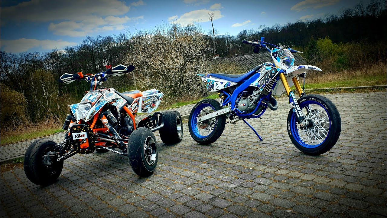 KTM ER-6n Ride SUPERMOTO // DERBI Senda DRD X-treme | TimeToBRAAP!