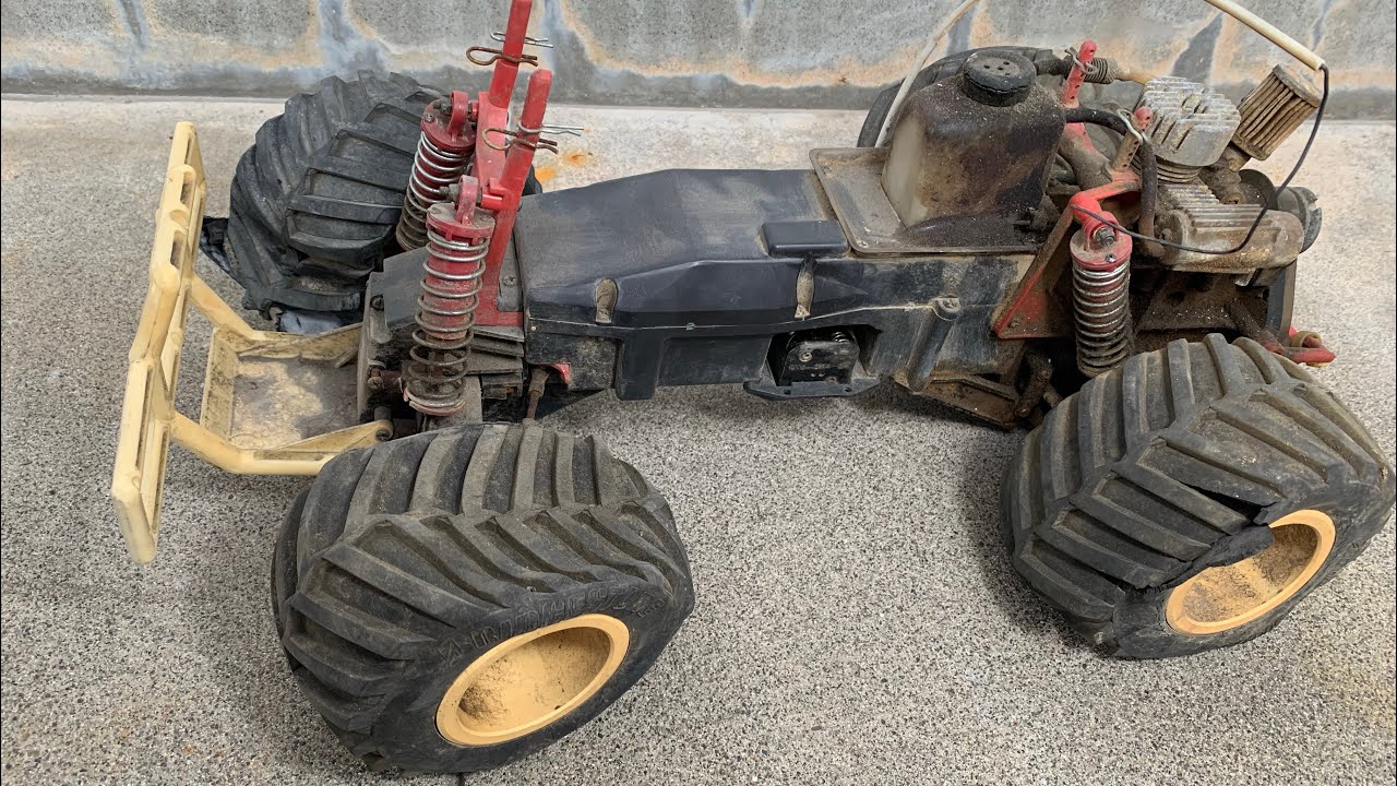 Kyosho Nitro Brute stopped for 30 years, restoration