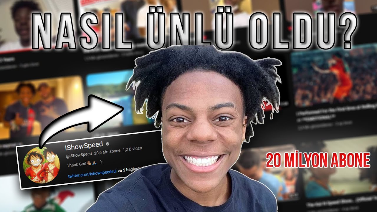 YouTube'un En B&Uuml;Y&Uuml;K YAYINCISI SPEED! - iShowSpeed Kimdir?