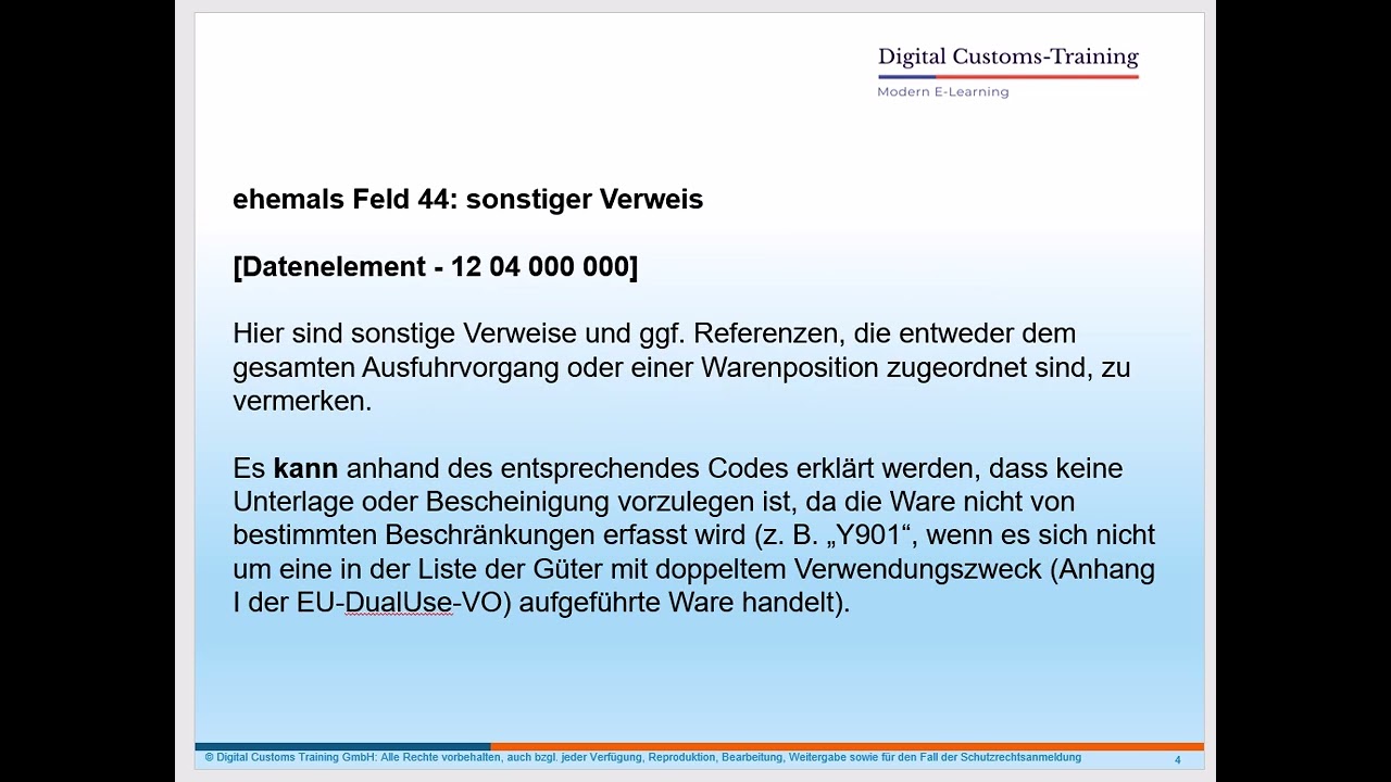 ATLAS Ausfuhr Unterlagencodierungen_ Teil I