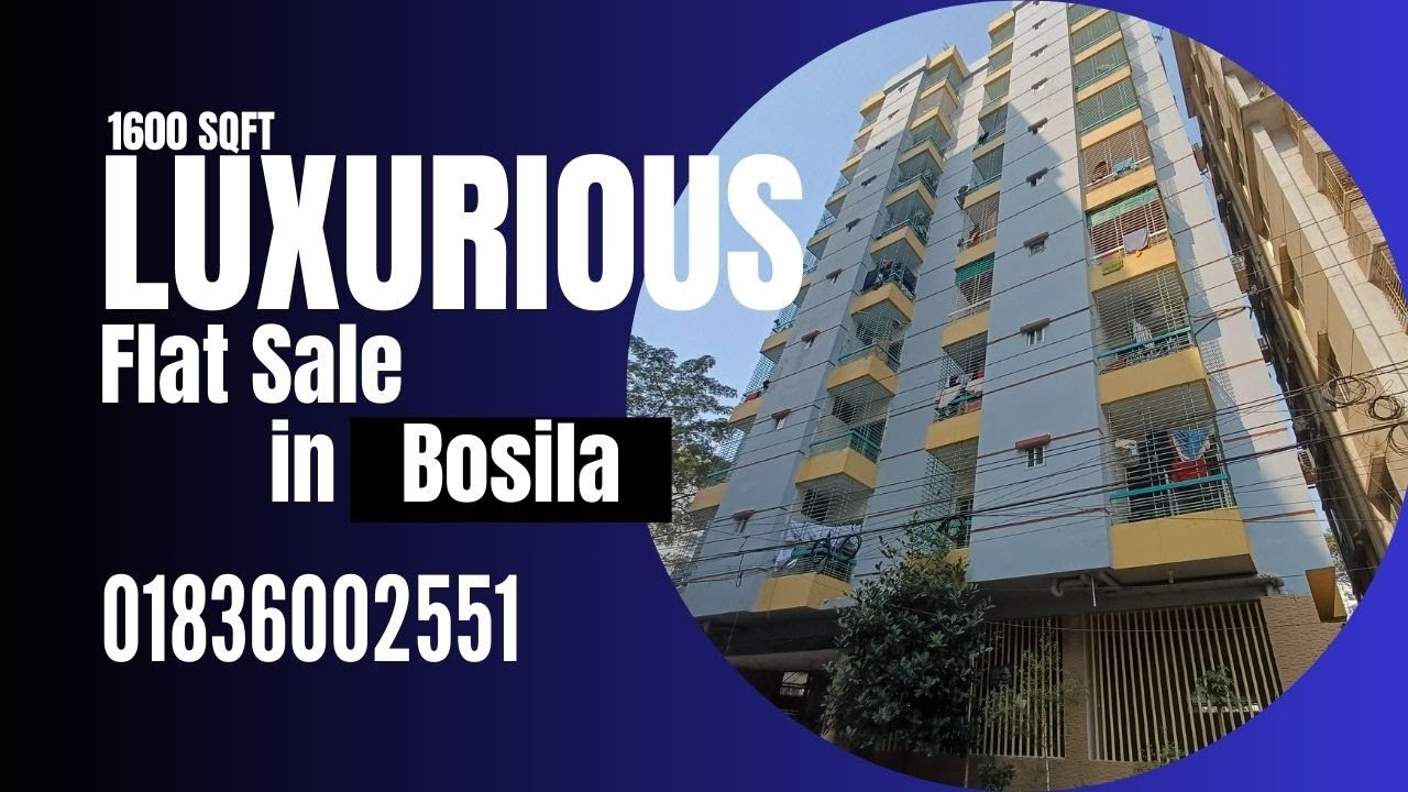 Bosila Future Town Modern Flat Sale 1600 SQFT || Ariya Properties