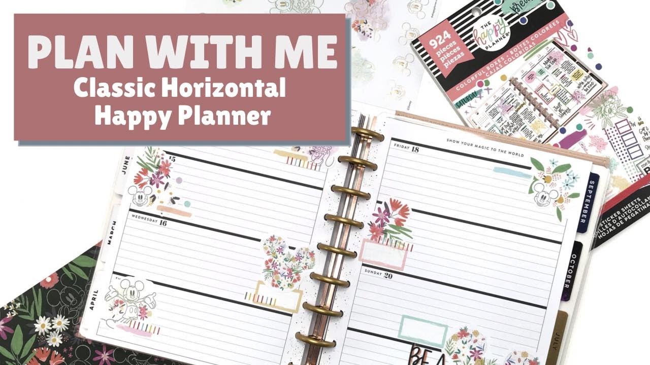 HOW I DECORATE & WRITE in my Journal Horizontal Happy Planner