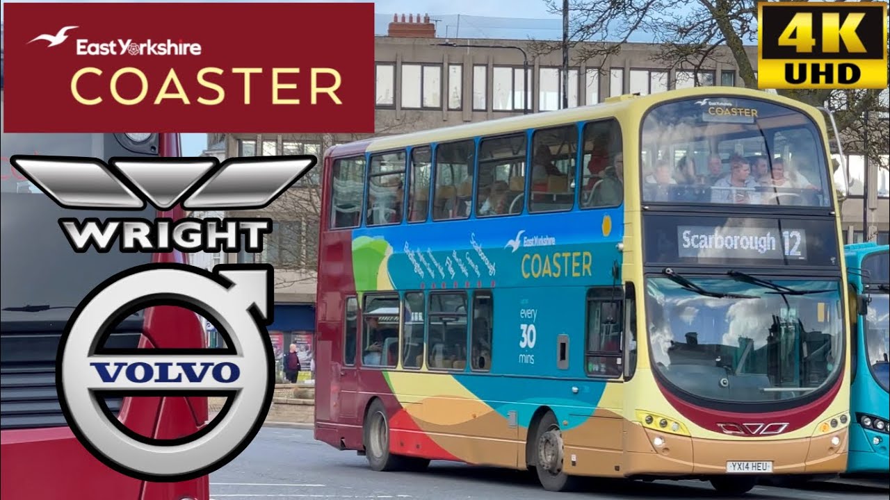 [East Yorkshire: Coaster 12 Scarborough to Bridlington via Hayton & Filey] Wright Gemini2 Volvo B9TL