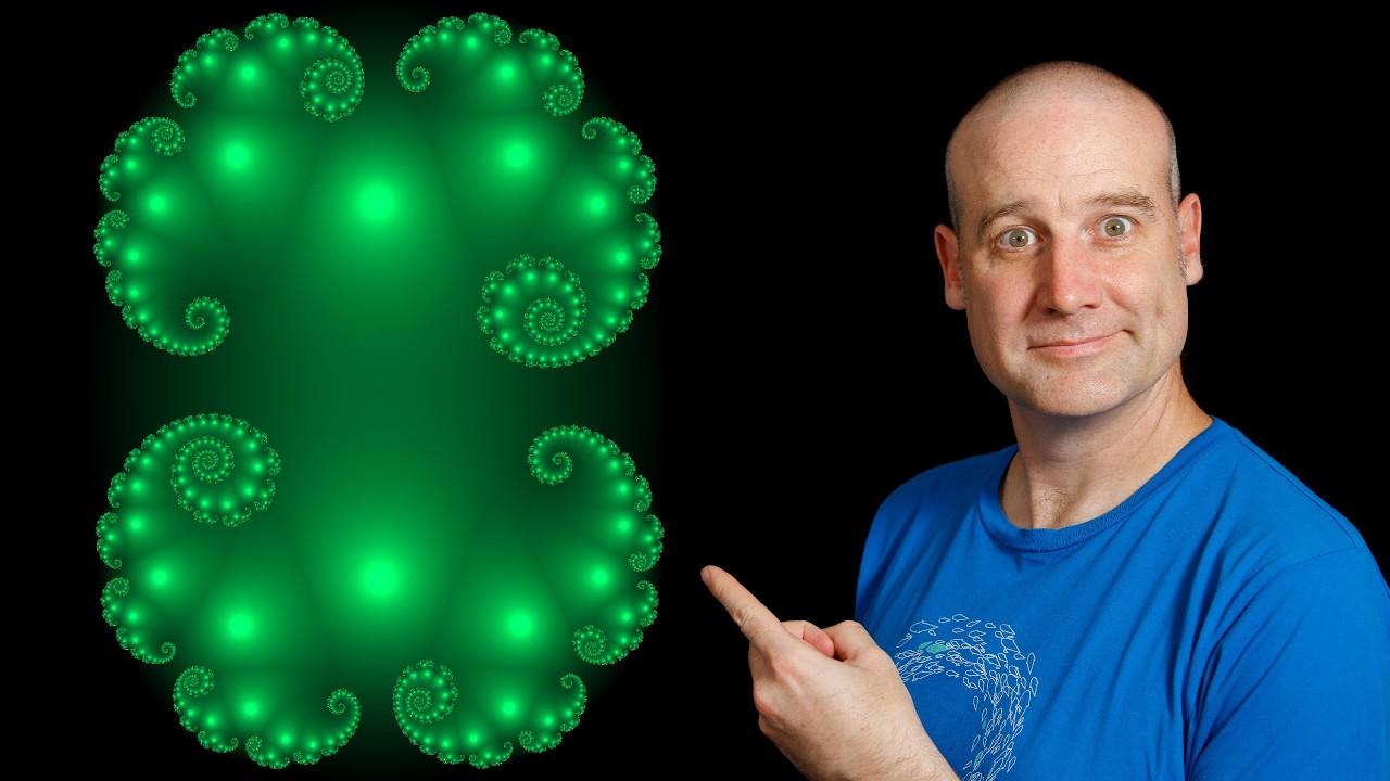 This fractal is more complex than the Mandelbrot set