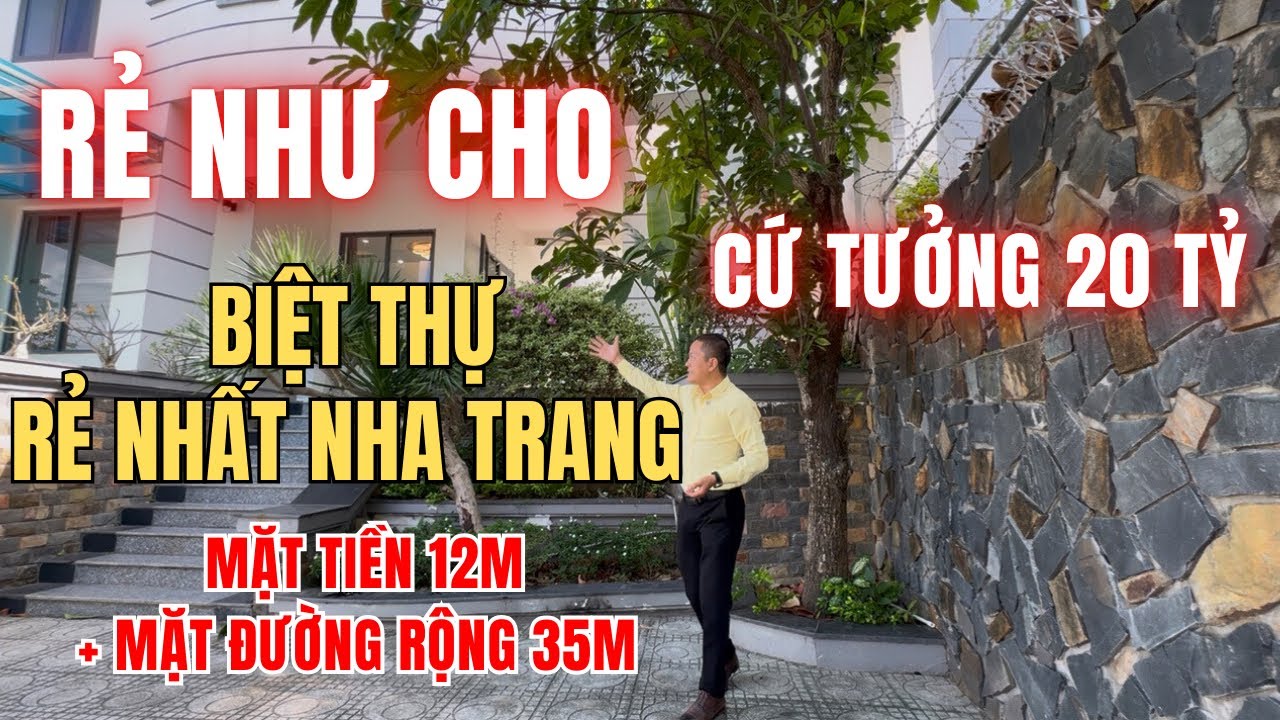 🔥Cứ tưởng trên 20 tỷ. Mà GIÁ RẺ nhất tại Nha Trang, với mặt tiền bám đường 12m | Nhà đất Nha Trang