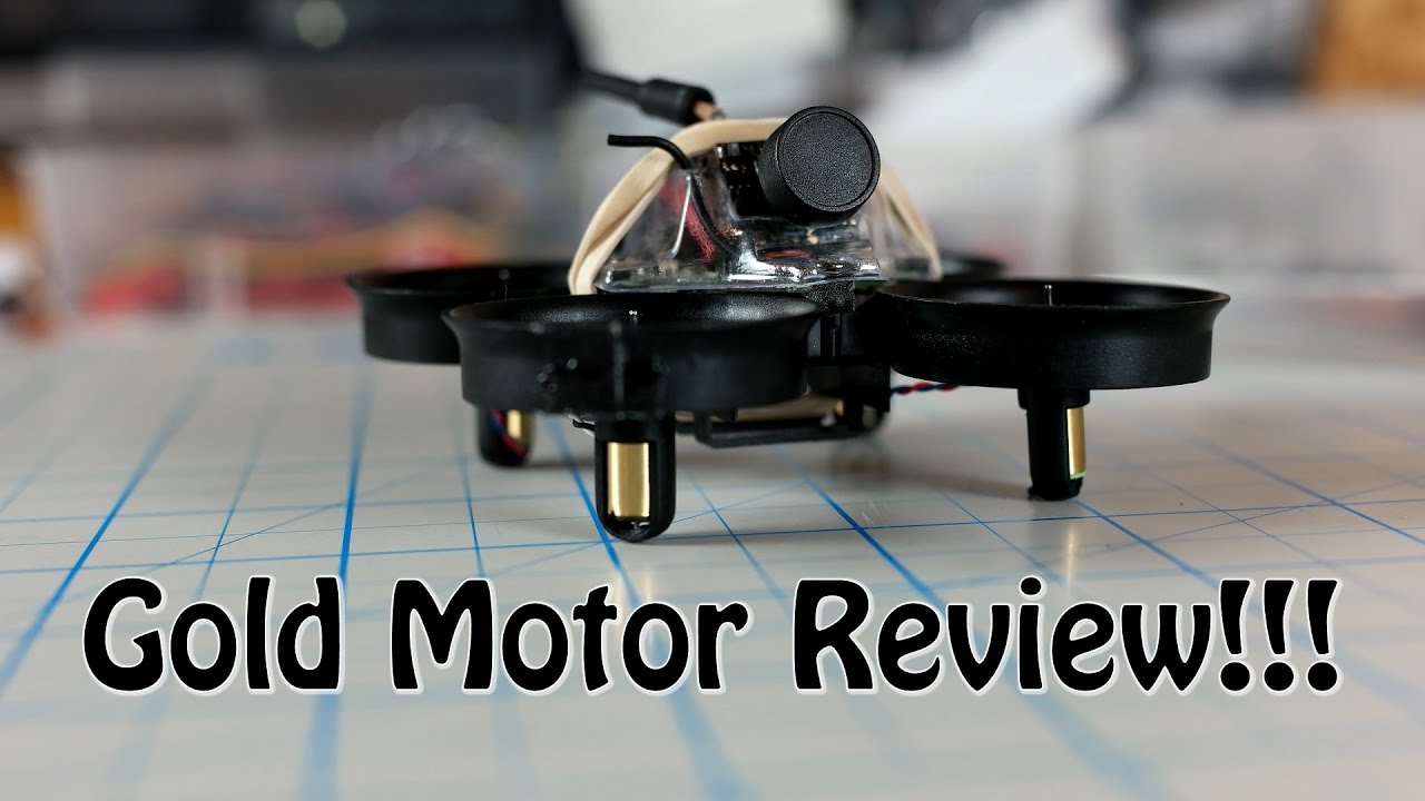 24K Gold Tiny Whoop | NewBeeDrone Motor Review