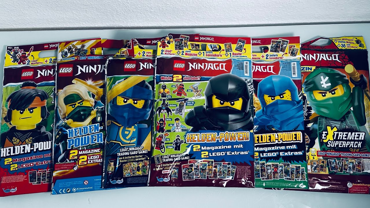 Lego Ninjago 6 verschiedene Wundertüten auspacken