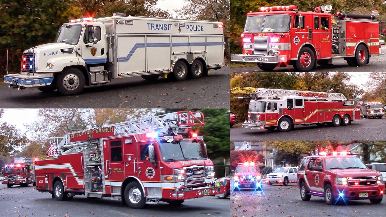 Long Branch Fire EMS and Police Agencies Responding Into Train Derailment Drill 11-3-18