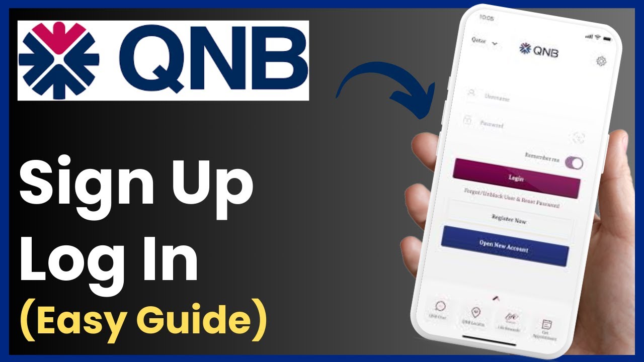 How To Log In Qatar National Bank | Create Account