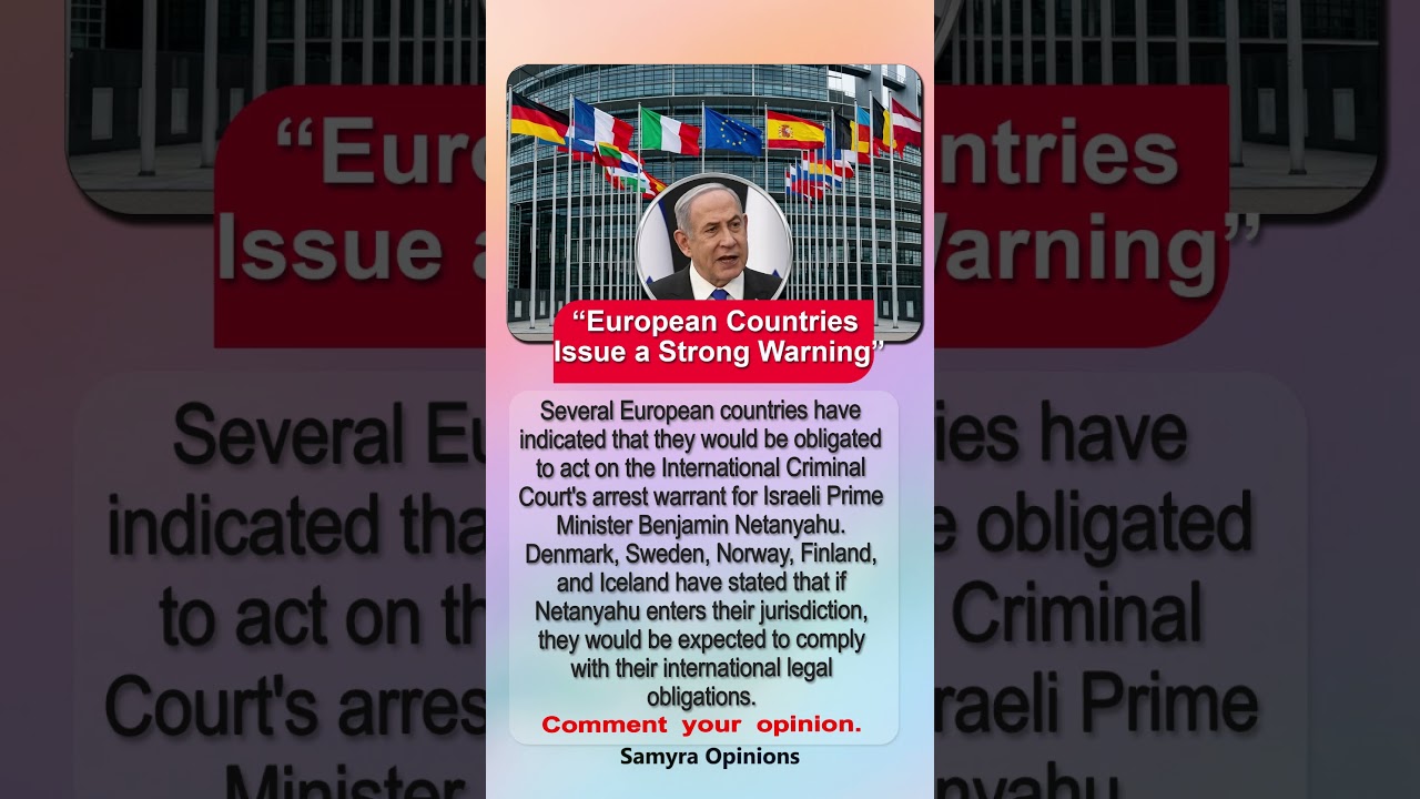 Netanyahu Faces Growing Pressure as European Countries Back ICC Obligations