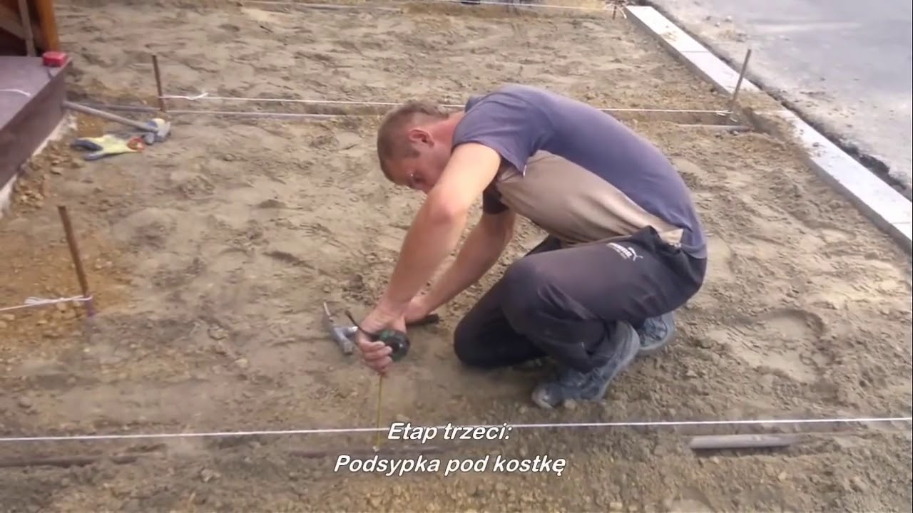 jak ułożyć kostkę brukową , jak zarobić na układaniu kostki, zrób to sam, jak to jest zrobione