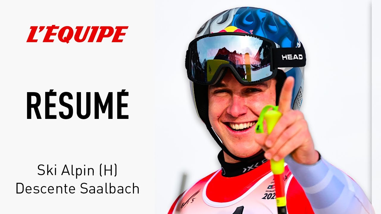 Ski Alpin - Franjo Von Allmen champion du monde de descente à Saalbach, le résumé
