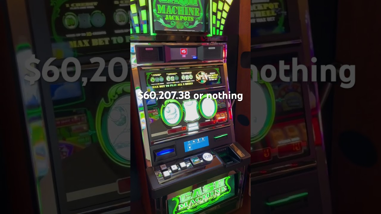 Risking it all  at the high limit Cash Machine Slot