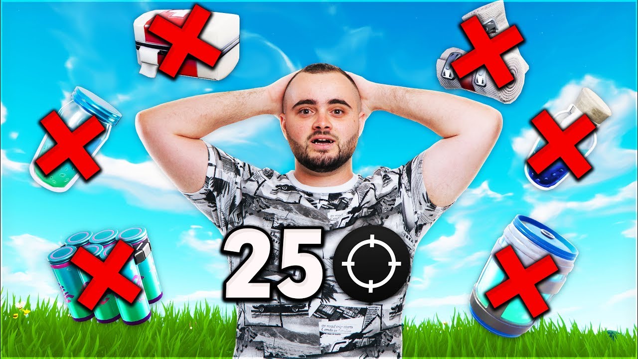אתגר מטורף ללא הילים [אי אפשר לעלות חיים] - 25 הריגות בפורטנייט !!