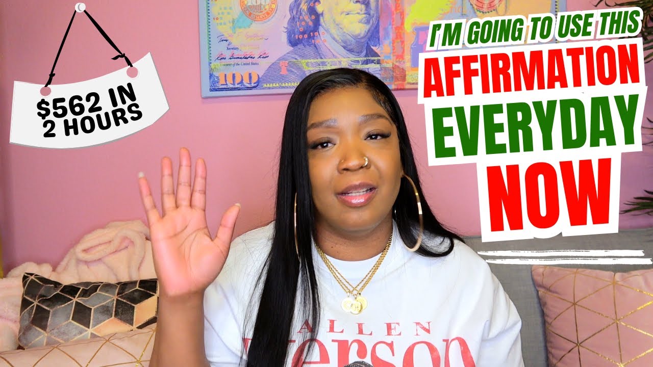 This Simple Affirmation Made Me Manifest $562 in 2 HOURS without Trying | Law of Assumption