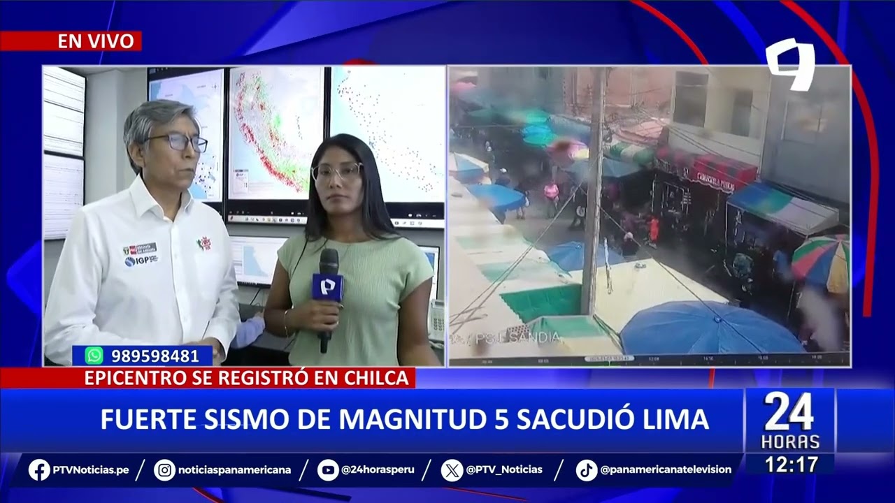 Hernando Tavera tras sismo de 5.0 en Lima: “Nos hemos olvidado que vivimos en un país sísmico”
