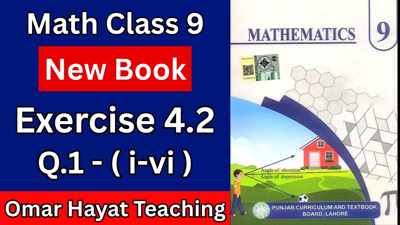 Class 9 Math New Book Exercise 4.2 Question 1 ( i-vi ) | Factorization | PCTB-Ex 4.2 9th Class Math