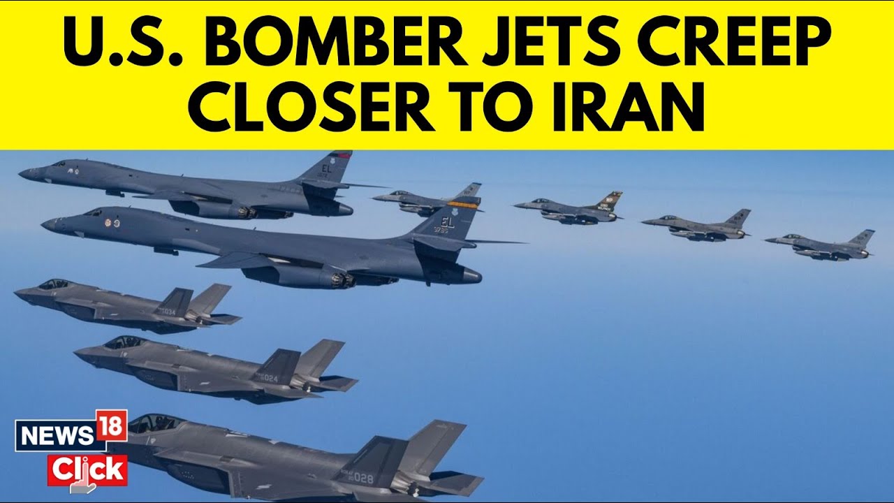 US Bomber Jets Leave UK Base | Israel Iran News | US Iran Israel | Donald trump | Khamenei | N18G