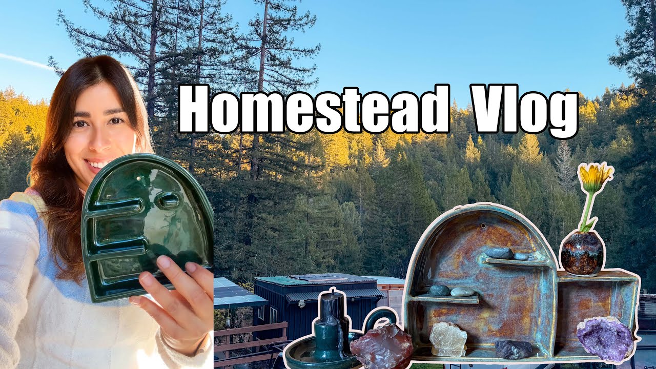 A Quiet Homestead Day | Garden Work & Handmade Decor