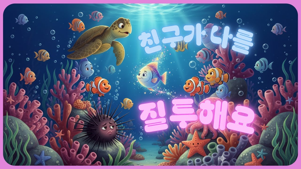 친구가 질투와 심술을 부릴때! 아이와 함께 보는 구연동화