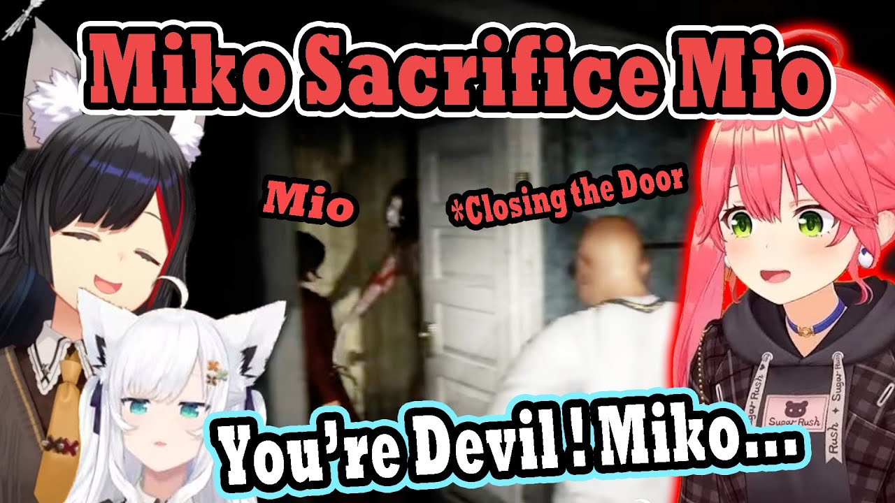 Miko Became a Cultist and Sacrificed Mio to the Demon Had Fubuki & Subaru Horrified !