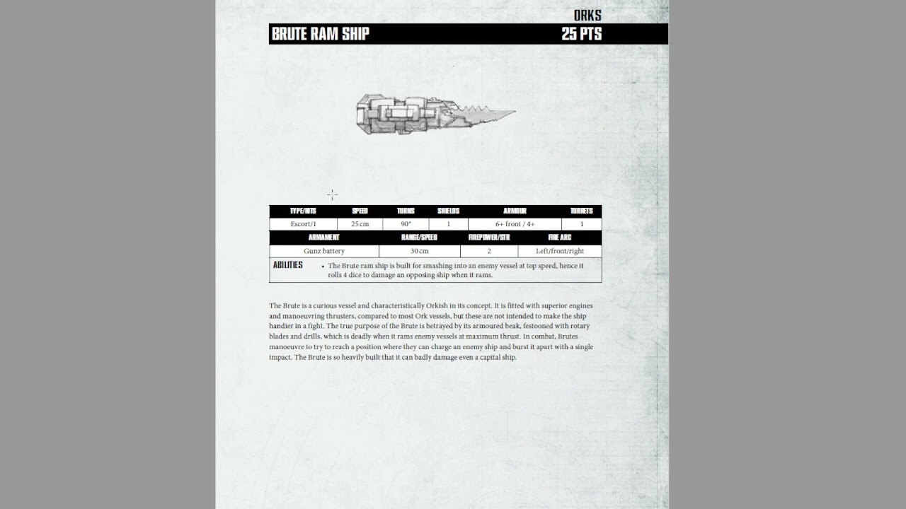 Ship Overview Ep.68:The Brute Ram Ship!