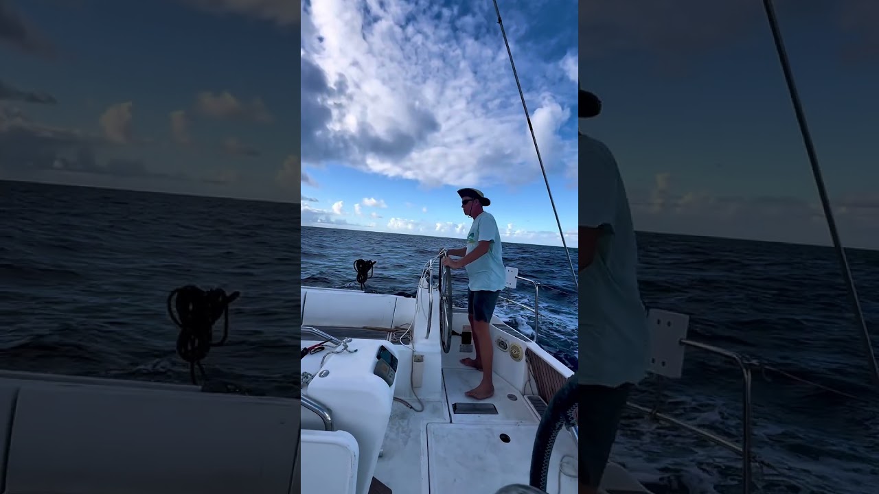 Delivery sailing boat from BVI to Saint Marten #sailing #caribbean #delivery 