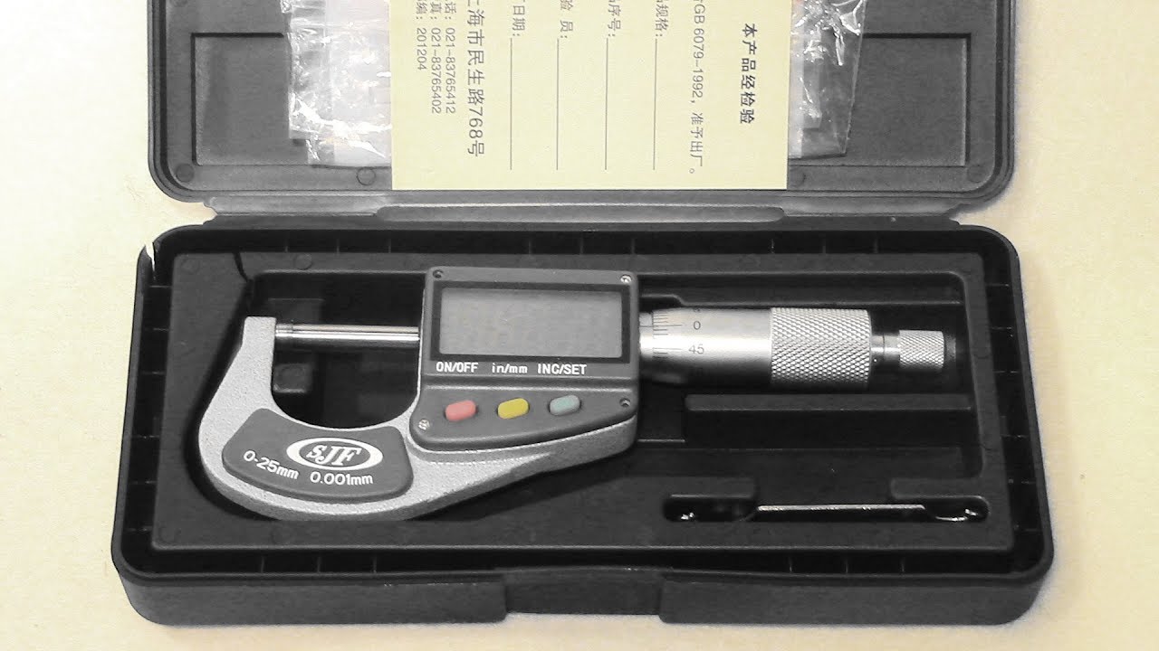 Digital Micrometer From Banggood