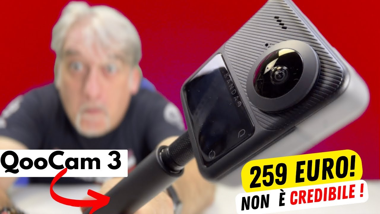 QooCam 3: La CAM a 360 più ECONOMICA e PAZZESCA che ESISTA! 259 euro!