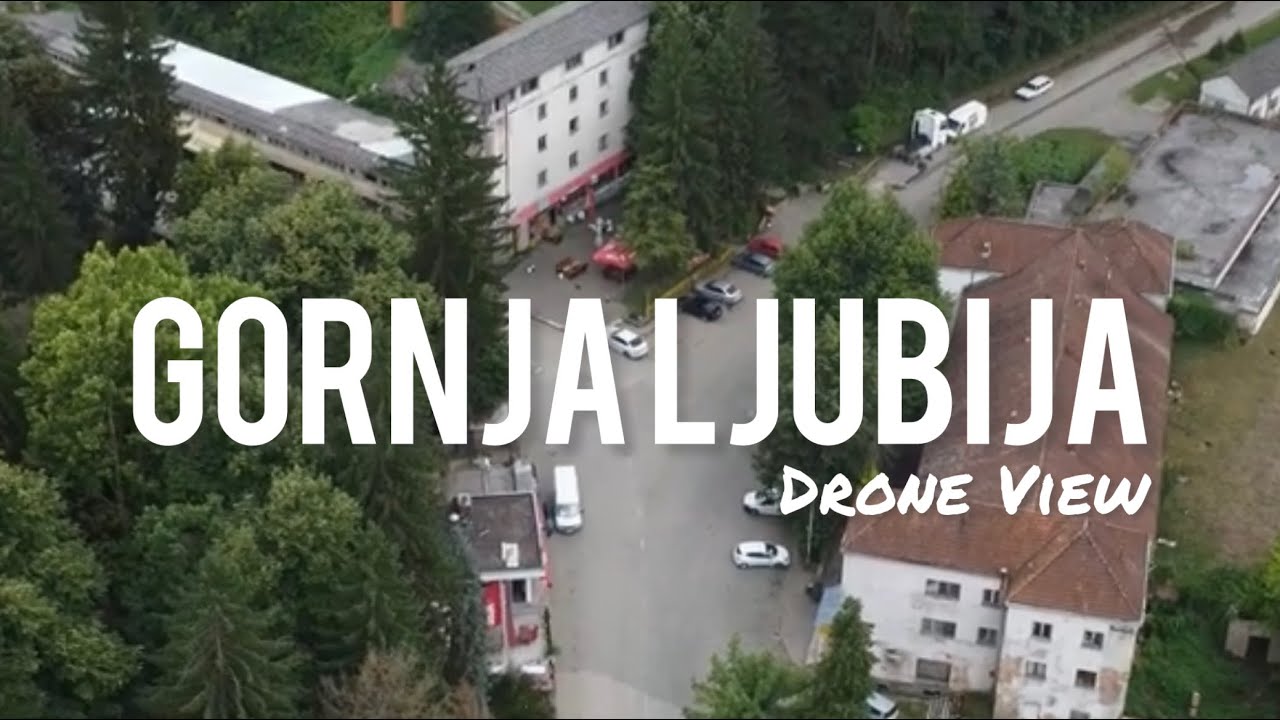 Gornja Ljubija, Bosnia and Herzegovina Drone View