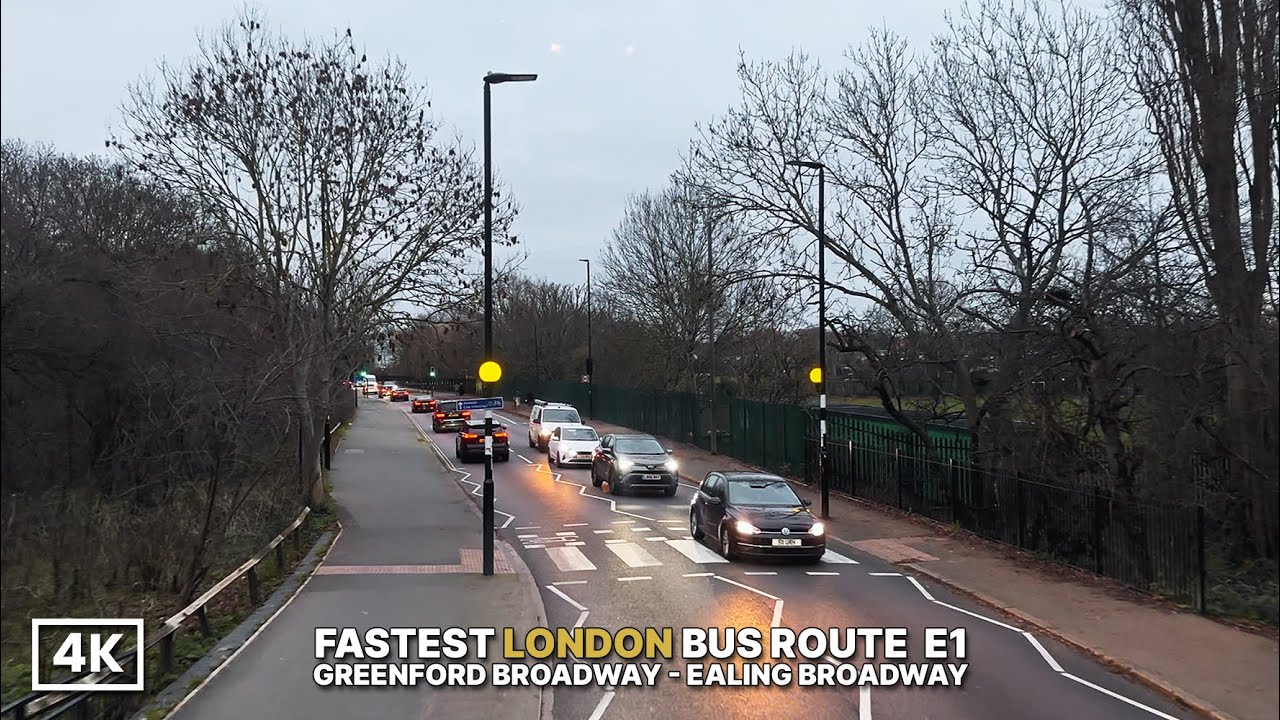 London’s Shortest Double-Decker Bus Ride 🚍 | Route E1 Upper Deck POV (Greenford → Ealing Broadway)