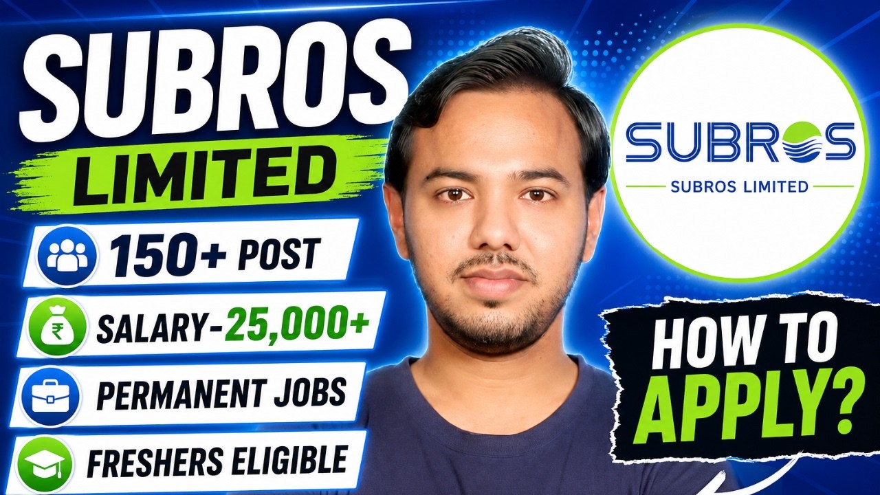 Subros Recruitment 2026 | Freshers Jobs | Subros Campus Drive 2026 |#job  @shrivastavaTechclasses