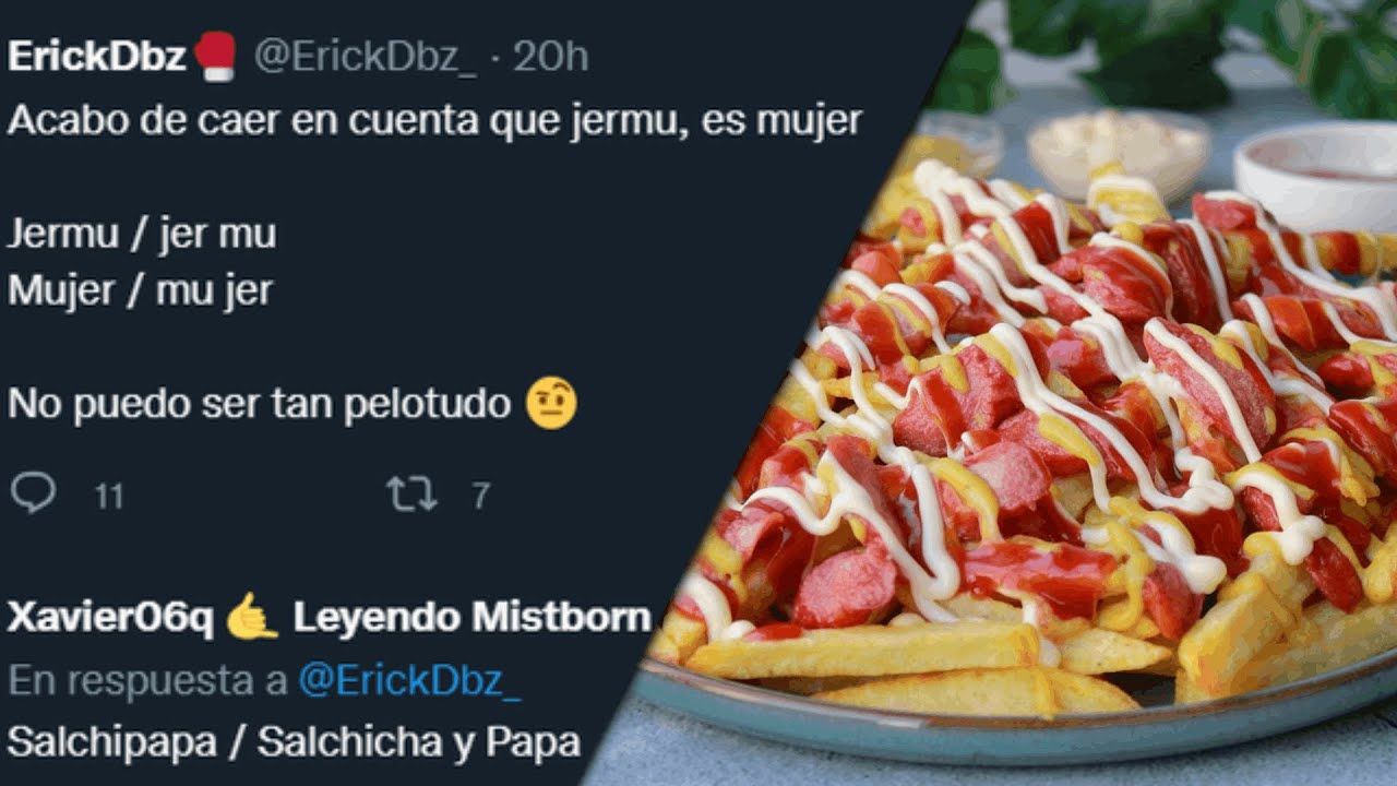 ¿CÓMO QUE LA SALCHIPAPA ES SOLO SALCHICHA Y PAPA?