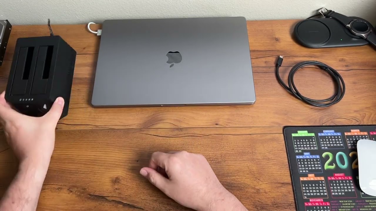 Док-станция Sabrent USB Type-C SATA для двух жестких дисков 2,5 и 3,5 дюйма